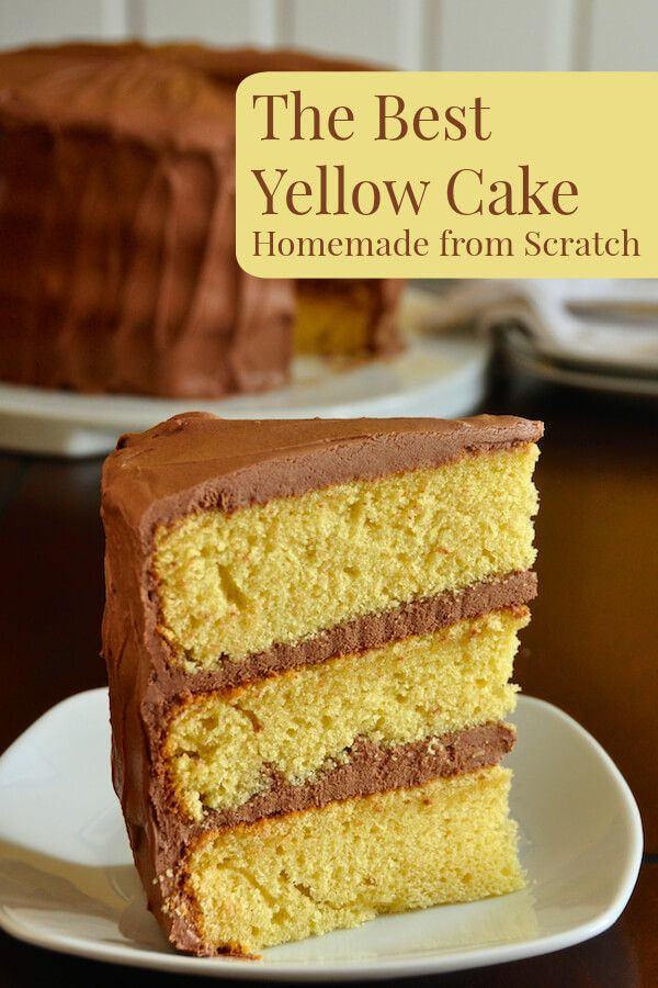Healthy Yellow Cake Recipe
 The Best Yellow Cake Recipe Homemade from Scratch