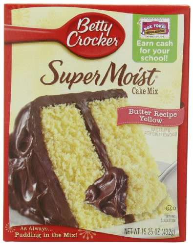 Healthy Yellow Cake Recipe
 Betty Crocker Supermoist Cake Mix Butter By