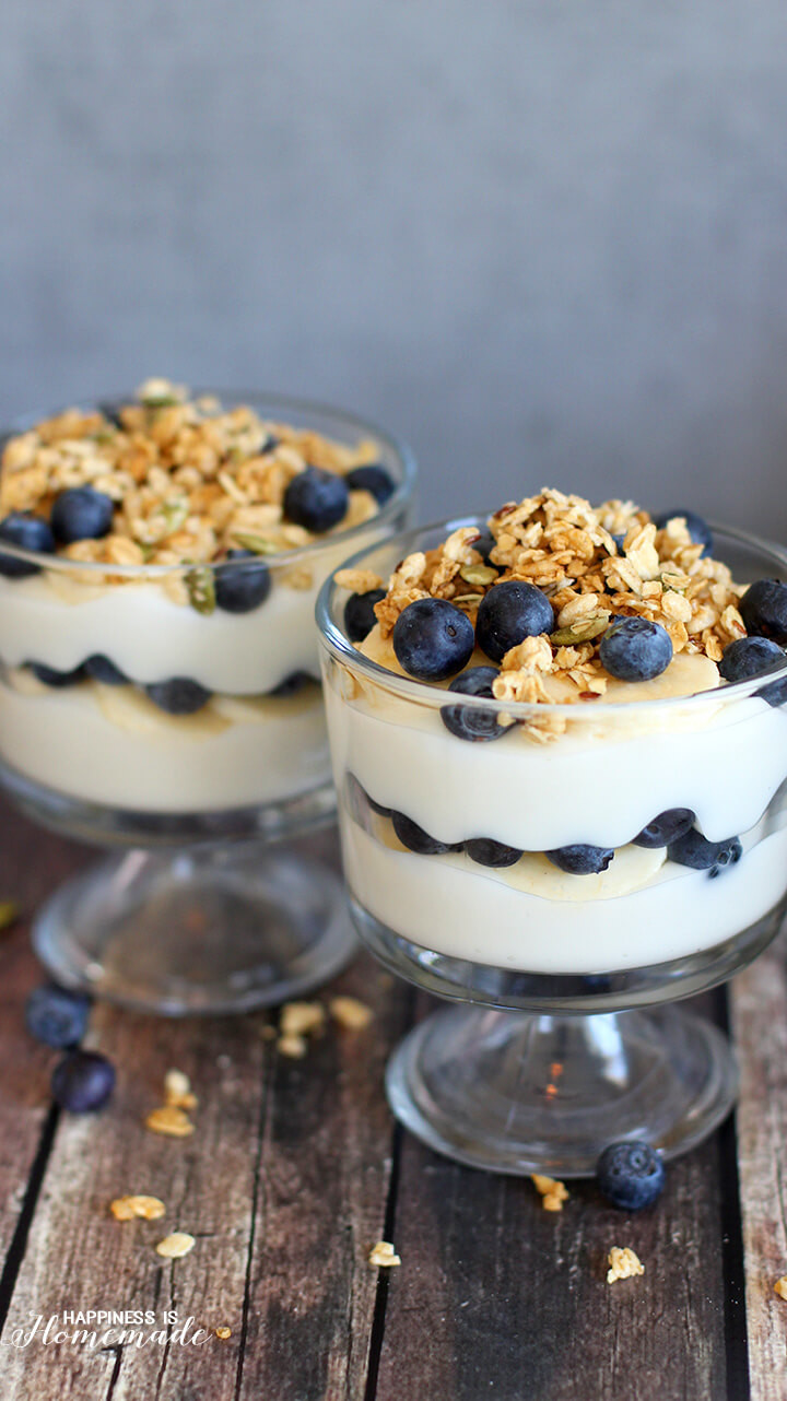 Healthy Yogurt Breakfast
 Healthy Yogurt Breakfast Parfait With Blueberries