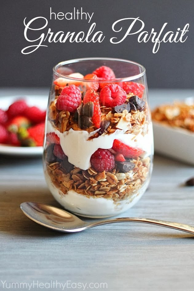 Healthy Yogurt Breakfast
 Healthy Yogurt Breakfast Parfait With Blueberries