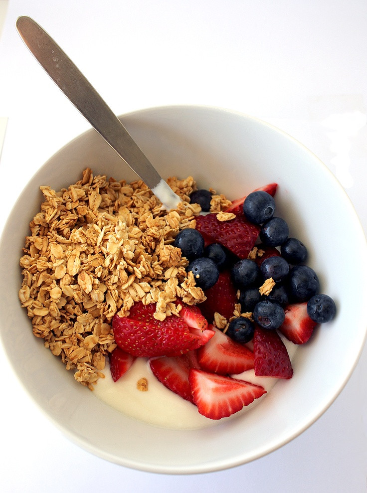 Healthy Yogurt Breakfast
 Healthy Yogurt Breakfast Parfait With Blueberries