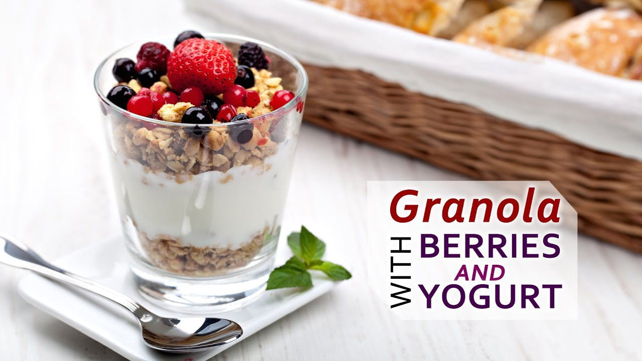 Healthy Yogurt Breakfast
 Healthy Yogurt Breakfast Parfait With Blueberries