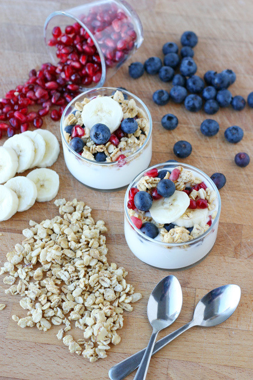 Healthy Yogurt Snacks
 breakfast fruit yogurt noms healthy snacks Brunch