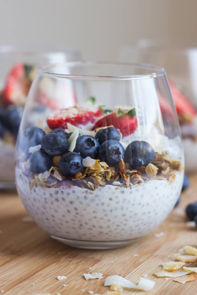 Healthy Yogurt Snacks
 Vanilla Greek Yogurt Chia Seed Pudding Little Broken