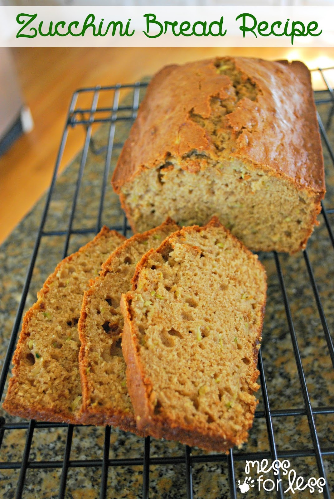 Healthy Zucchini Bread Recipe
 Treat Yourself to a Savory Bread Recipe and a few Sweet