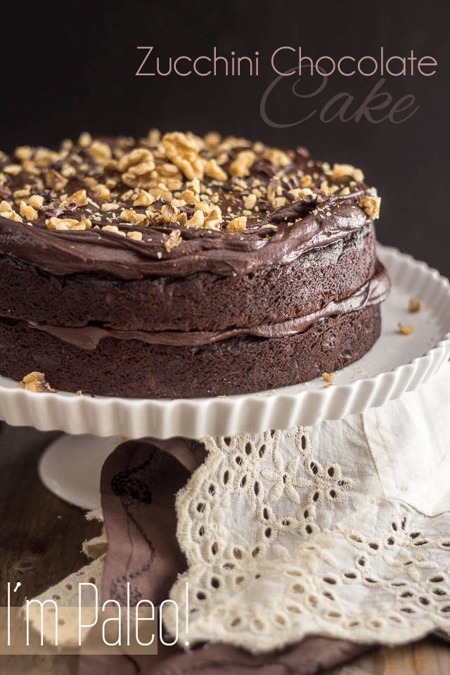 Healthy Zucchini Chocolate Cake
 Paleo Zucchini Chocolate Cake