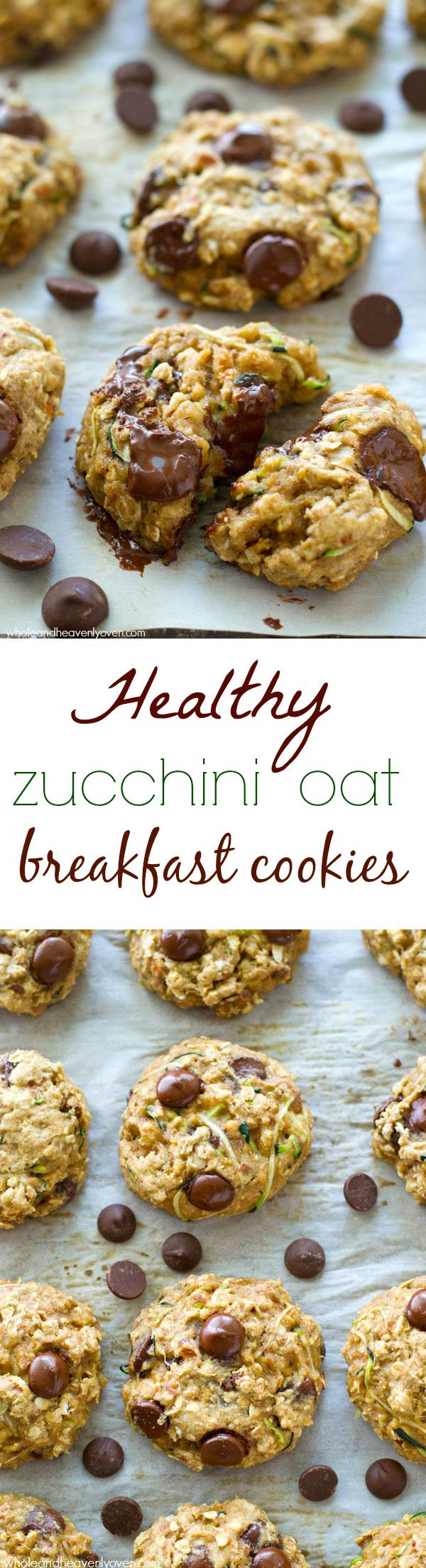 Healthy Zucchini Cookies
 Healthy Zucchini Oat Breakfast Cookies