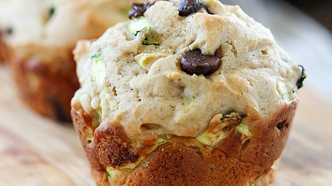 Healthy Zucchini Muffins With Applesauce
 Healthy zucchini muffins with applesauce about health