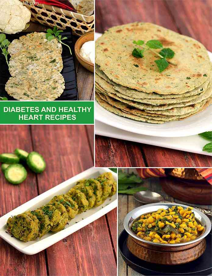 Heart Healthy And Diabetic Recipes
 Diabetic recipes for a Healthy Heart Diet Tarladalal