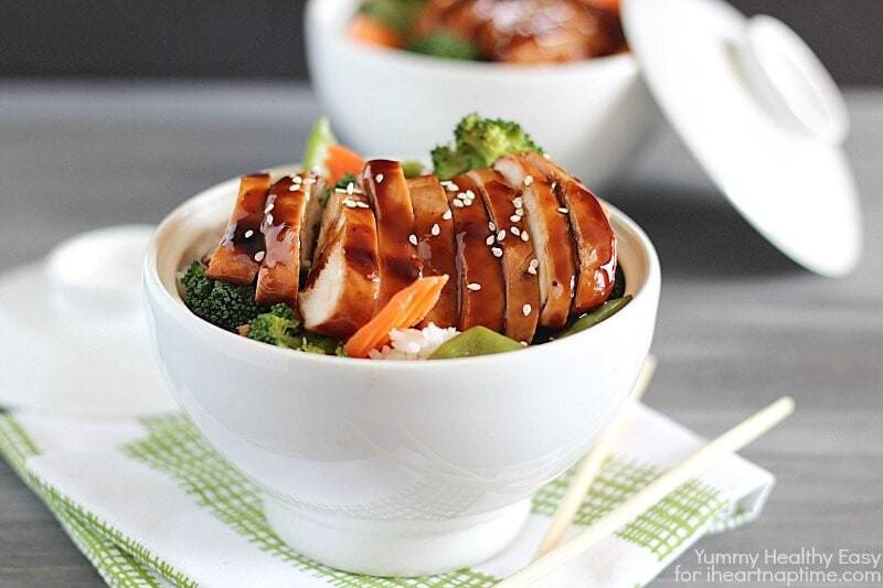 Heart Healthy Baked Chicken Recipes
 Baked Teriyaki Chicken Bowls I Heart Nap Time