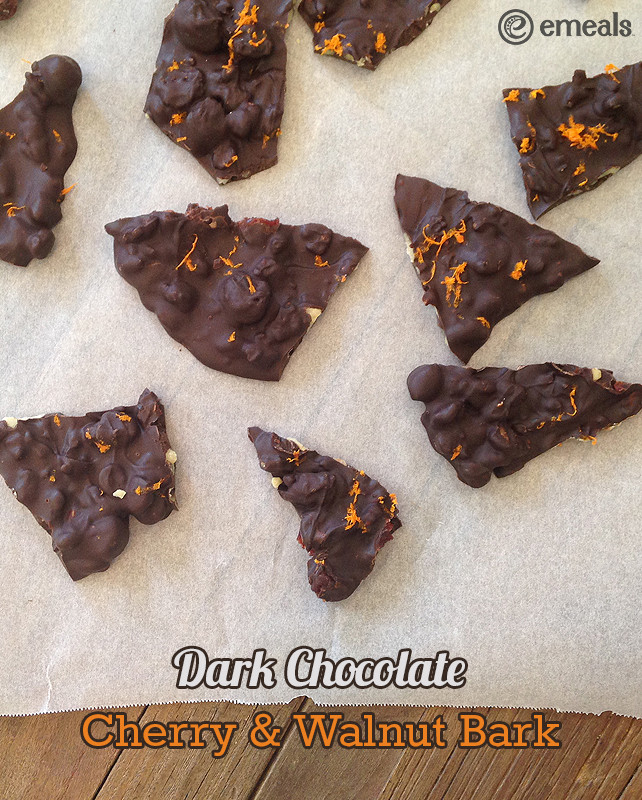 Heart Healthy Chocolate Desserts
 Heart Healthy Dessert Recipe Dark Chocolate Cherry Bark