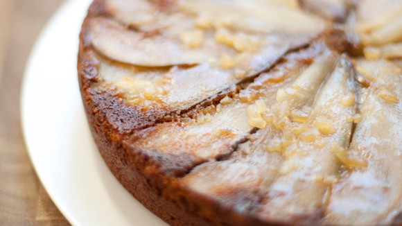 Heart Healthy Dessert Recipes
 Pear Ginger Upside Down Cake