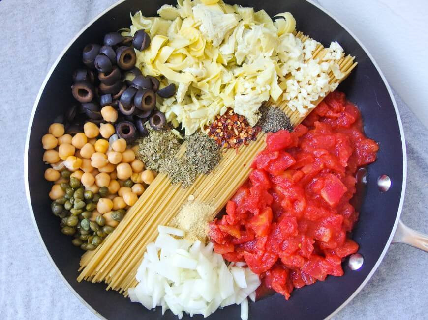 Heart Healthy Pasta Recipes
 e Pot Spaghetti Alla Puttanesca Yup it s Vegan