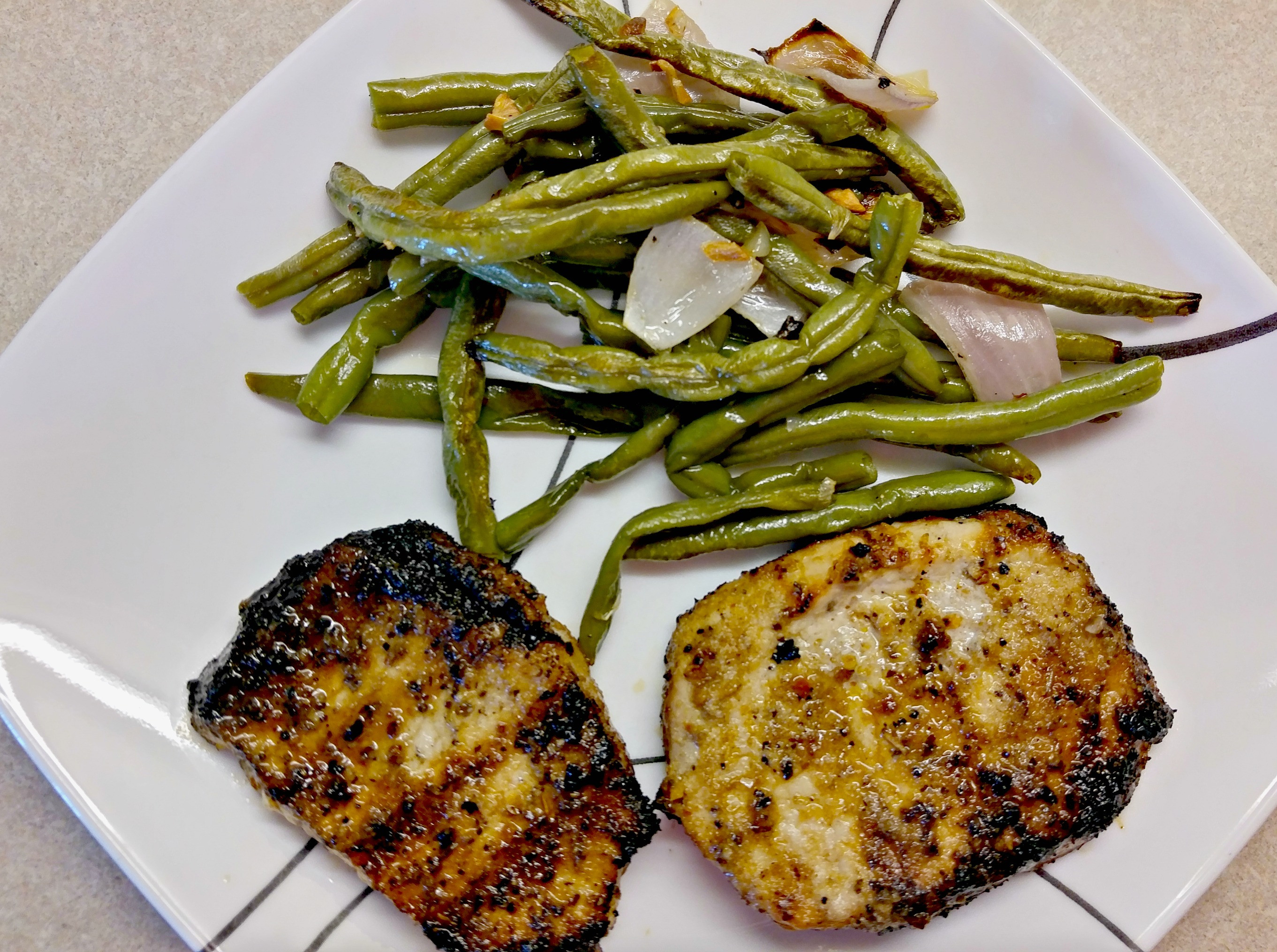 Heart Healthy Pork Chops
 Grilled Pork Chops & Green Beans Heart Healthy — SIMPLY