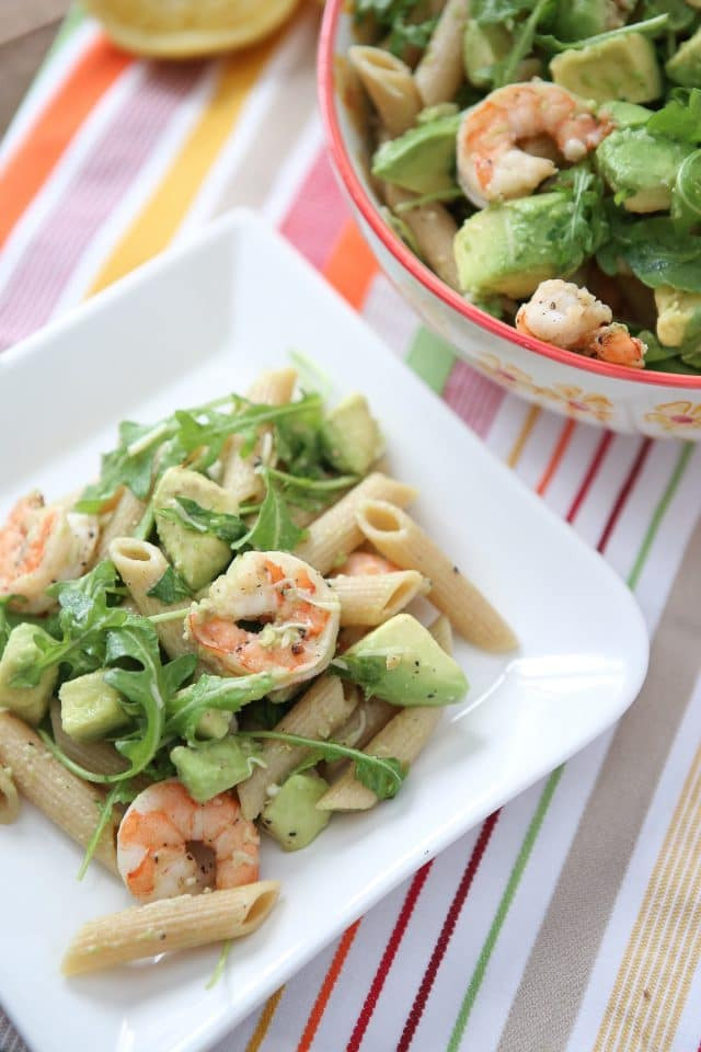 Heart Healthy Shrimp Recipes
 Shrimp and Avocado Pasta Aggie s Kitchen