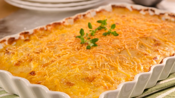 Heart Healthy Side Dishes
 Cheesy Scalloped Potatoes