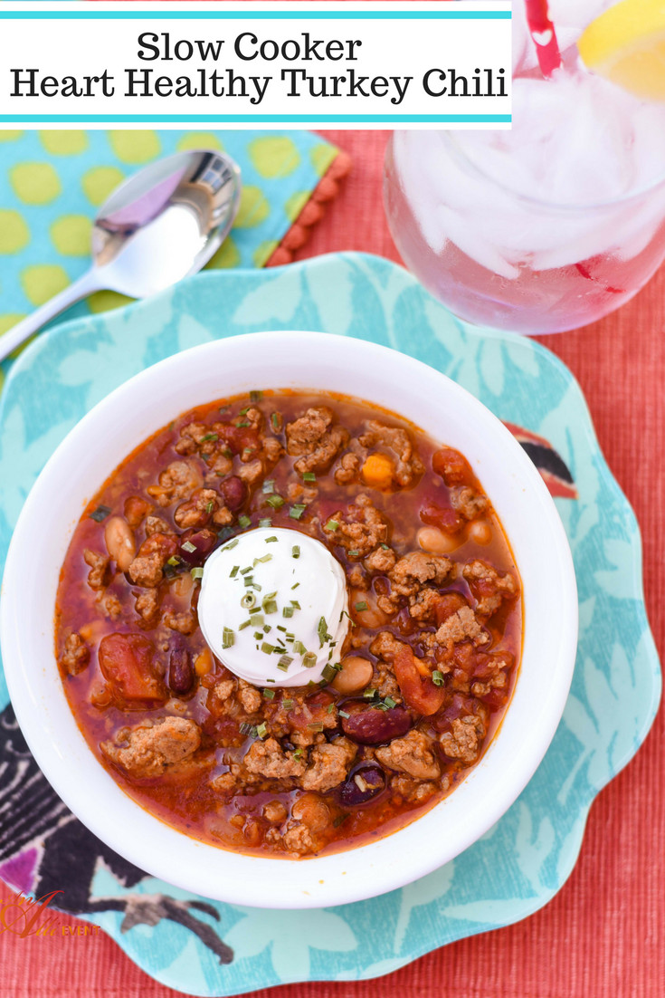 Heart Healthy Slow Cooker Recipes
 My Heart Story and Heart Healthy Turkey Chili An Alli Event