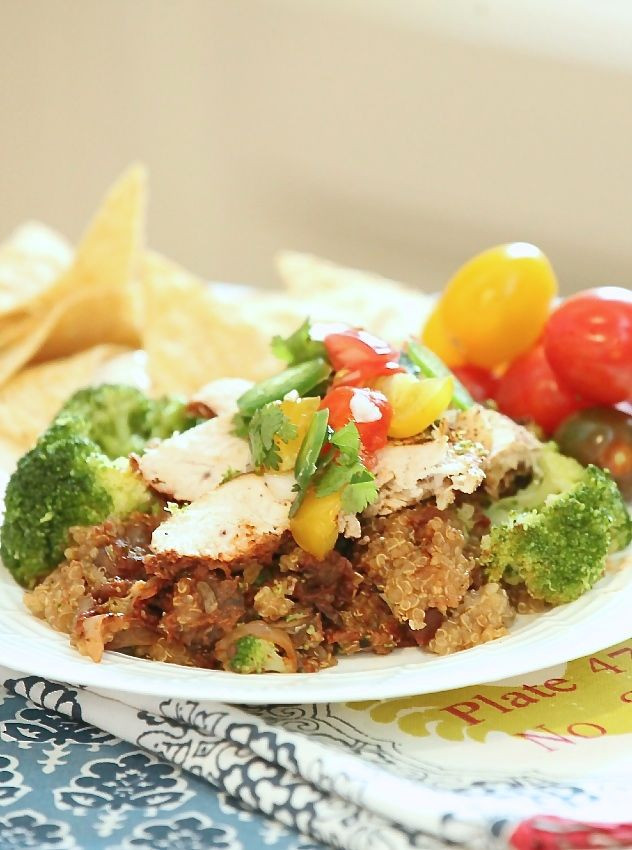 Heart Healthy Slow Cooker Recipes
 Slow Cooker Chicken Enchilada Quinoa Bake