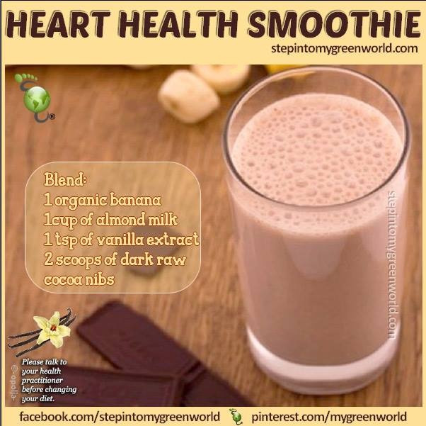 Heart Healthy Smoothies
 heart health smoothie SMOOTHIES and JUICES