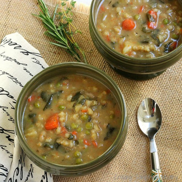 Heart Healthy Soup Recipes
 Bean and Barley Ve able Soup Recipe