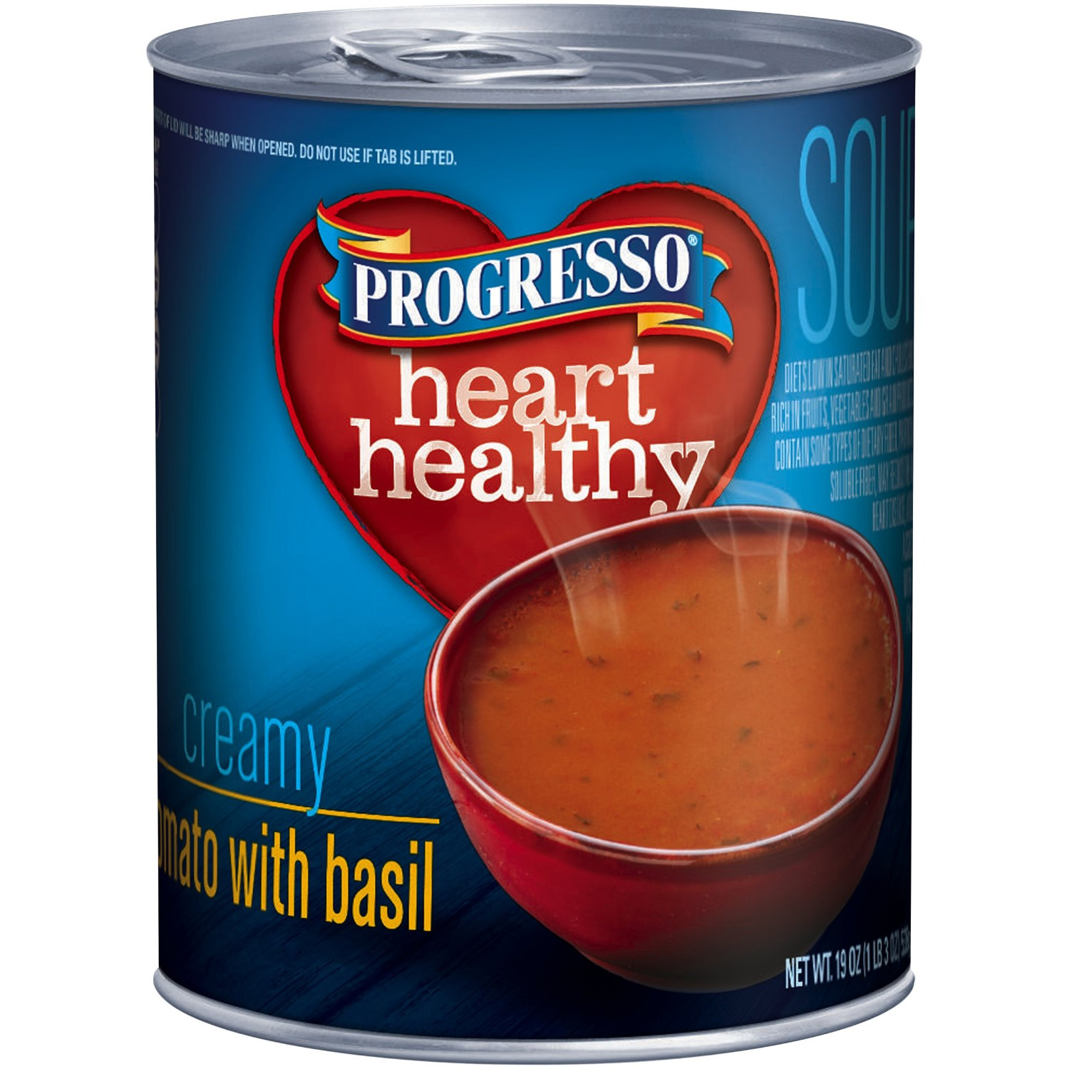 Heart Healthy Soups
 Progresso Heart Healthy Soup Creamy Tomato Basil 19