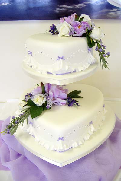 Heart Shape Wedding Cakes
 Wedding Cakes in Kent