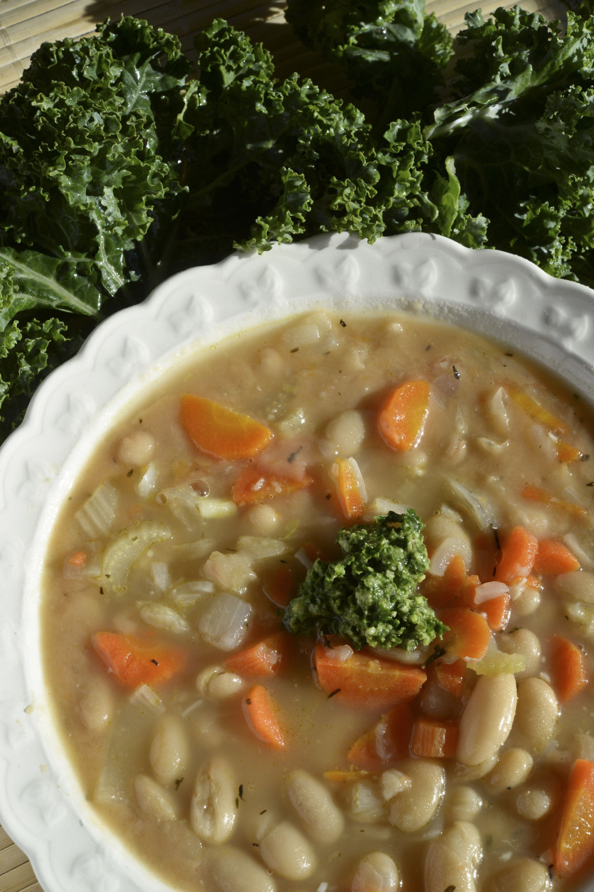 Hearty Healthy Soups
 Beans and greens make hearty healthy soups