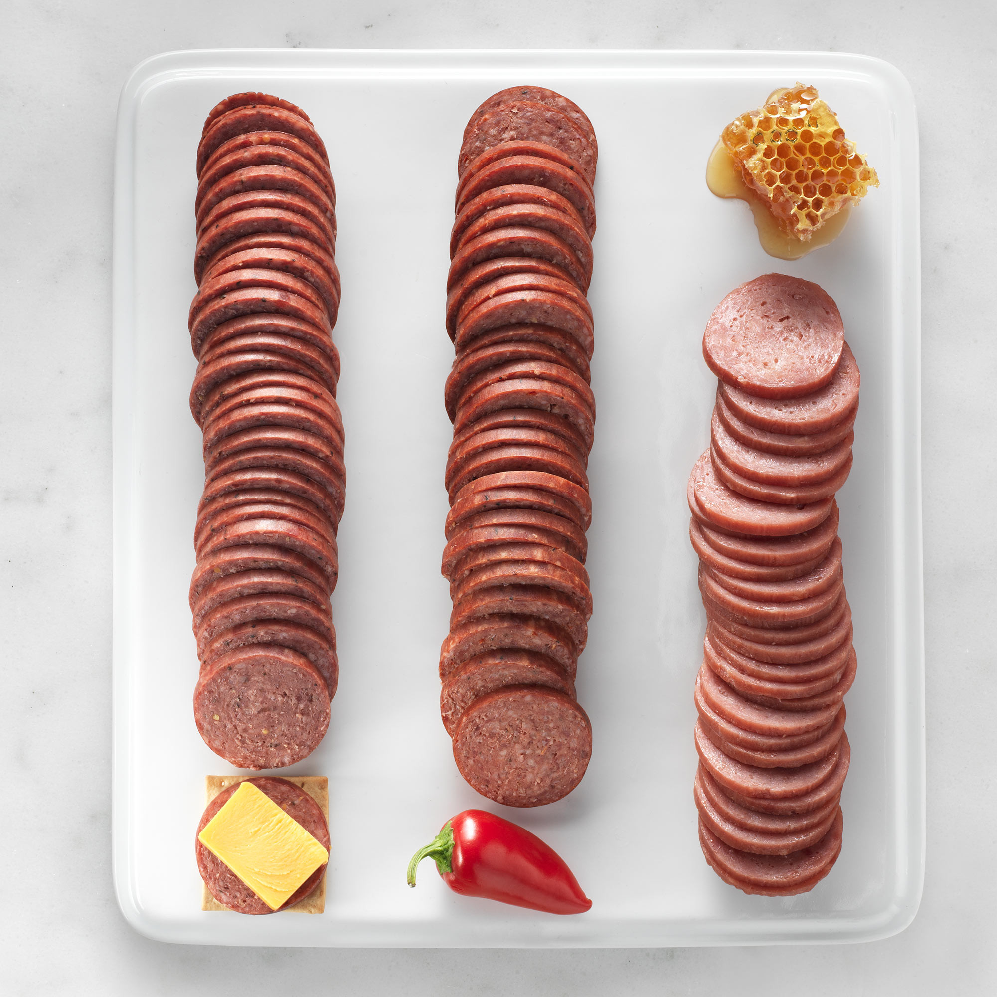 Hickory Farms Beef Summer Sausage
 Hickory Farms Summer Sausage Flight