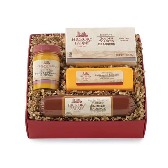 Hickory Farms Beef Summer Sausage
 Meat and Cheese Gift Baskets