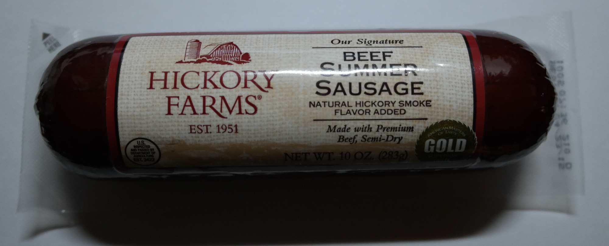 Hickory Farms Turkey Summer Sausage
 Hickory Farms Turkey Summer Sausage Nutritional