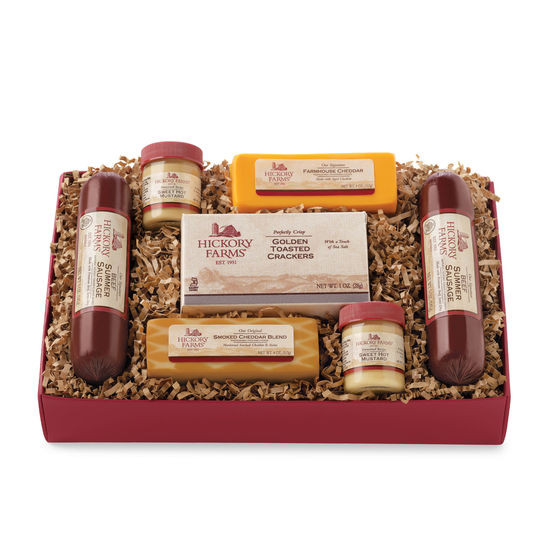 Hickory Farms Turkey Summer Sausage
 Meat and Cheese Gift Baskets