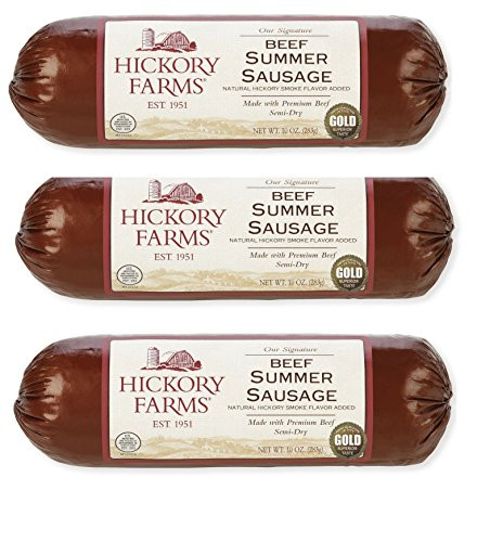 Hickory Farms Turkey Summer Sausage
 Sausages Meat And Seafood Grocery And Gourmet Food