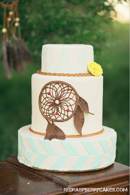 Hippie Wedding Cakes
 Dreamcatcher hippie wedding cake Weddings