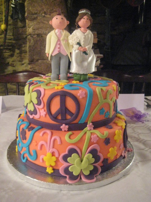 Hippie Wedding Cakes
 Hippy s Dream Wedding Cake