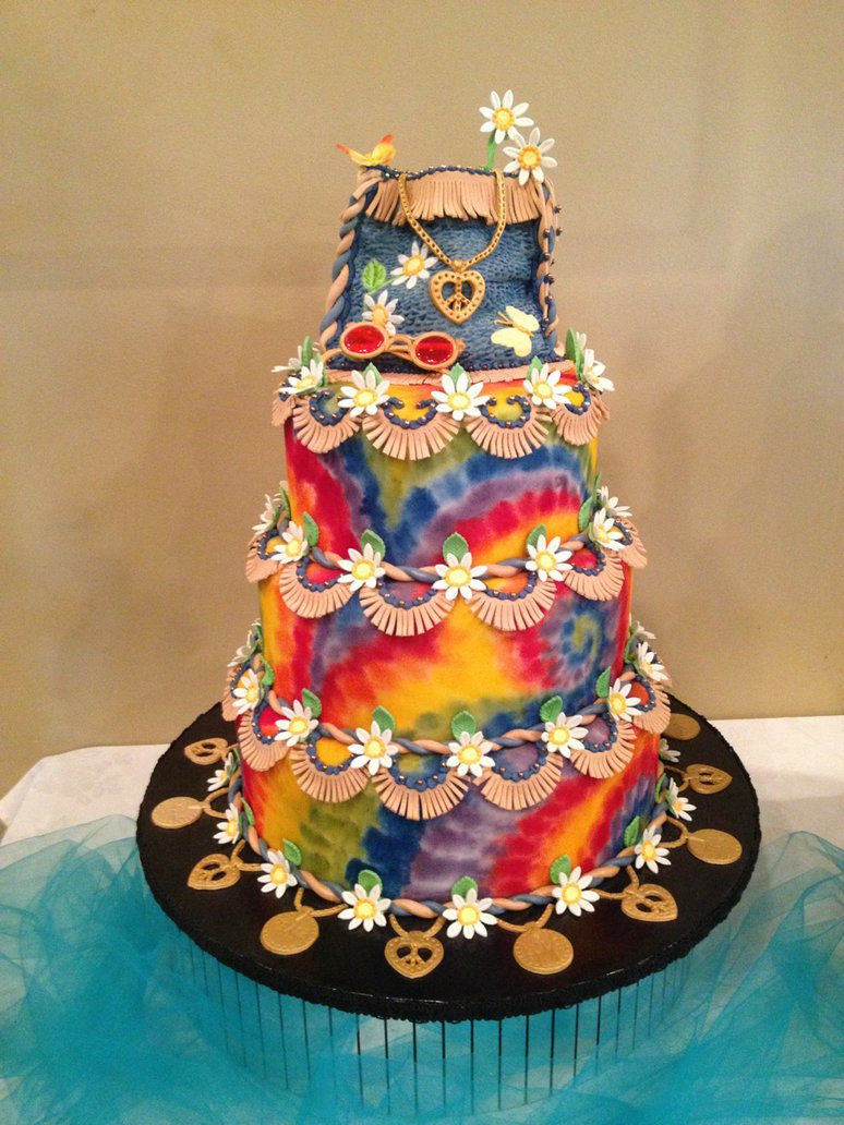 Hippie Wedding Cakes
 60 s Hippy Cake by The EvIl Plankton on DeviantArt