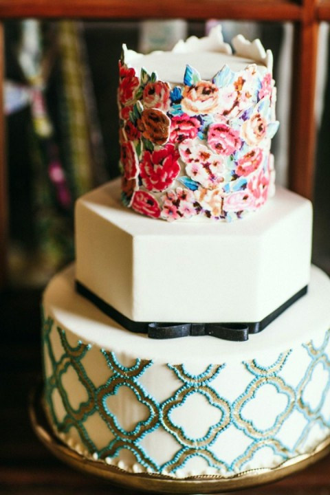 Hippie Wedding Cakes
 32 Amazing Boho Chic Wedding Cakes