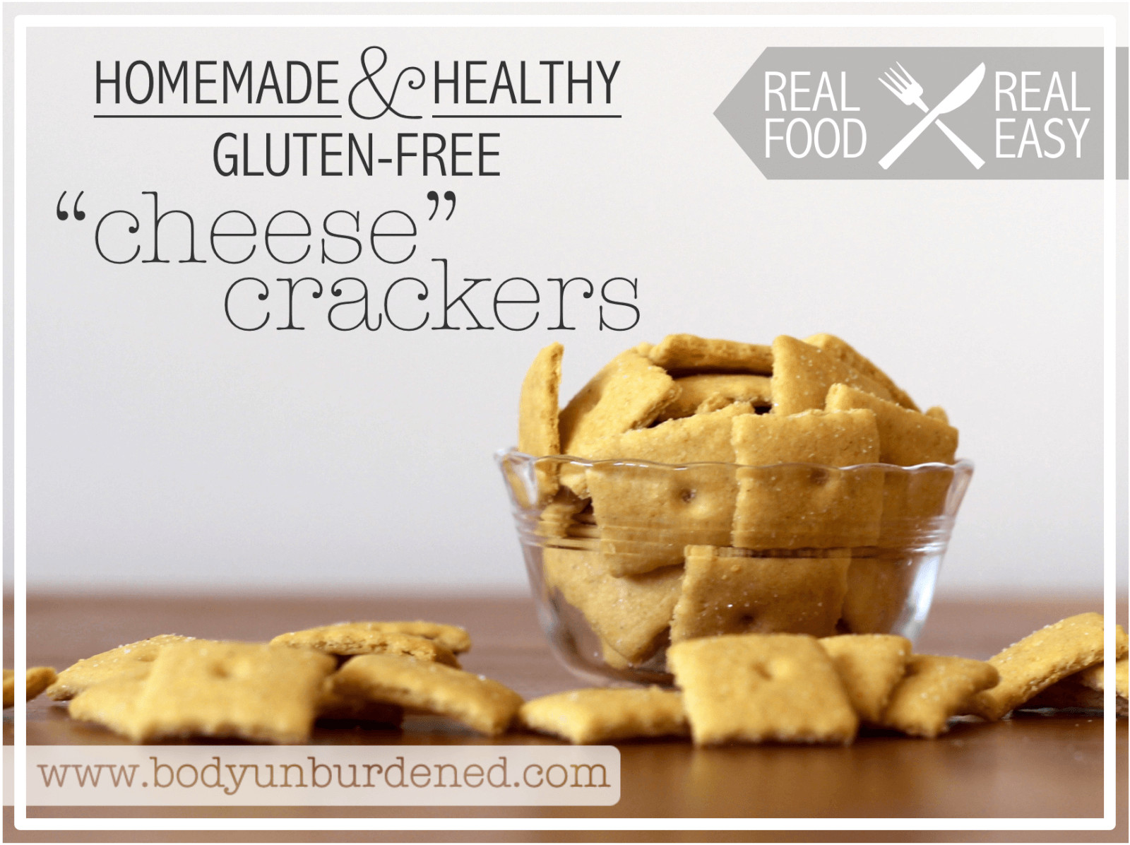 Homemade Crackers Healthy
 Homemade & Healthy Gluten Free "Cheese" Crackers Body