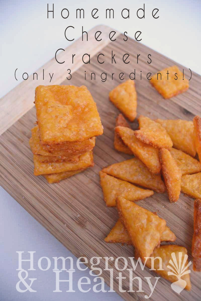 Homemade Crackers Healthy Best 20 Homemade Cheese Crackers Homegrown &amp; Healthy