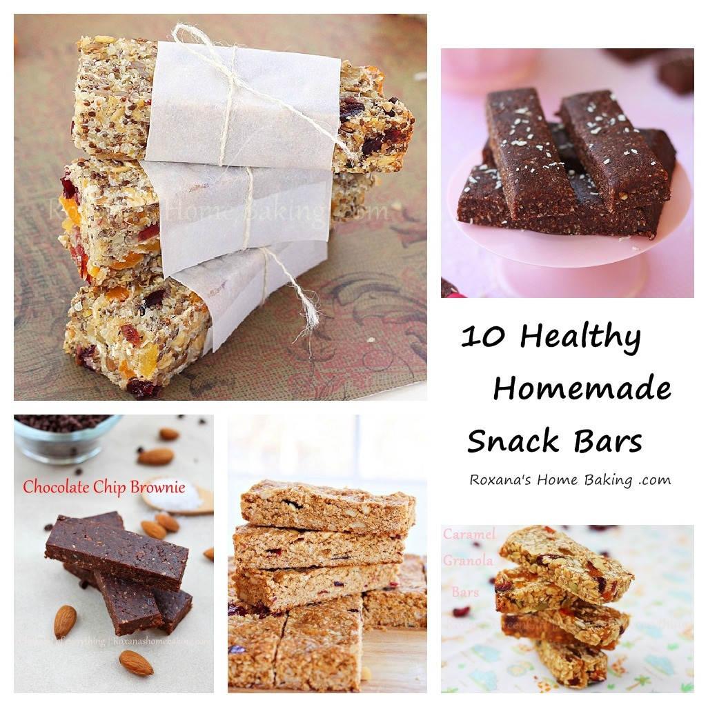 Homemade Healthy Snacks
 Snack Bars Recipes