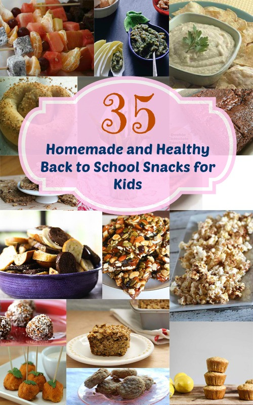 Homemade Healthy Snacks For School
 35 Homemade and Healthy Back to School Snacks for Kids