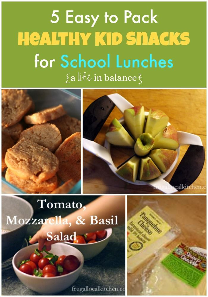 Homemade Healthy Snacks For School
 5 Easy to Pack Healthy Kid Snacks for School Lunches
