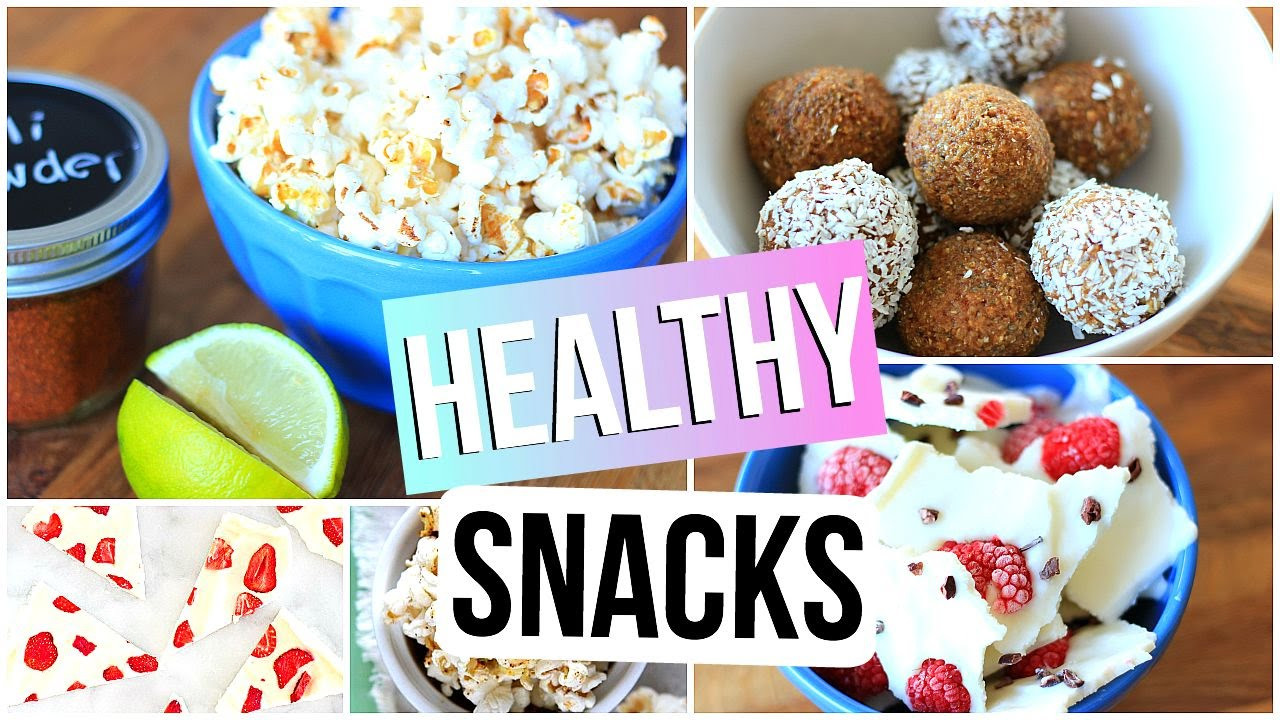 Homemade Healthy Snacks For School
 HEALTHY SNACK IDEAS for School and Studying Easy & Quick