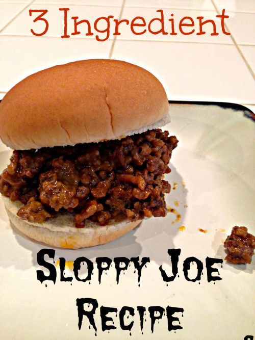 Homemade Sloppy Joes Healthy
 Easy Sloppy Joe Recipe