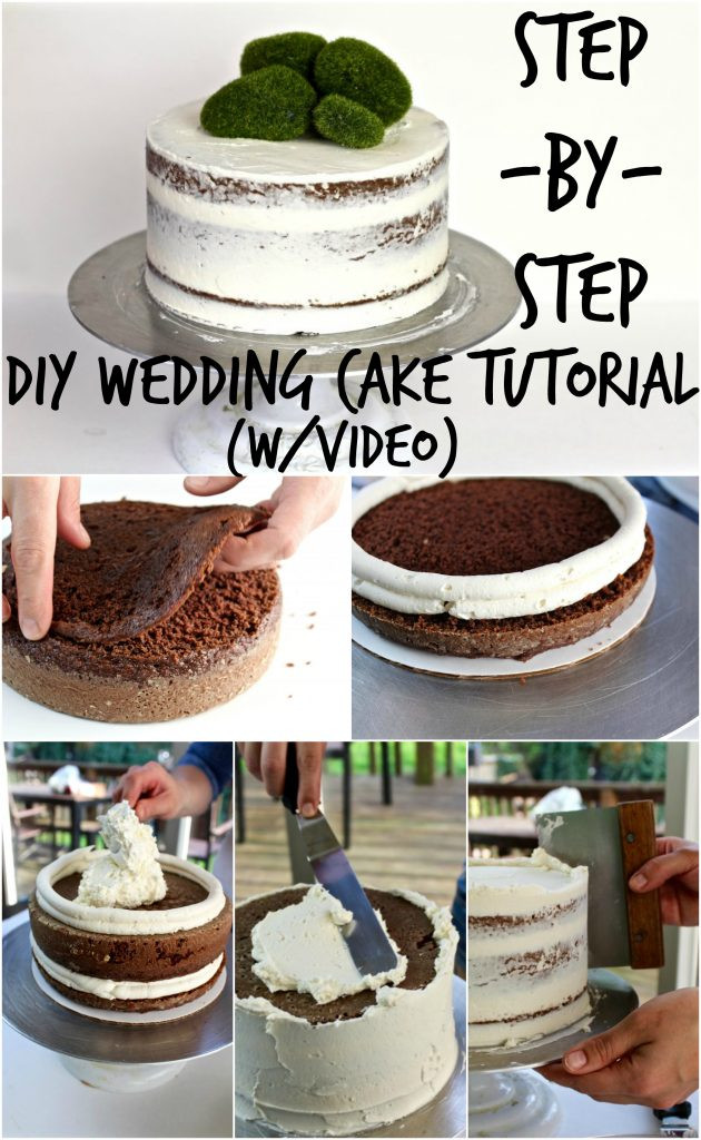 Homemade Wedding Cake Recipes
 DIY Wedding Cake Tutorial Sweet Somethings