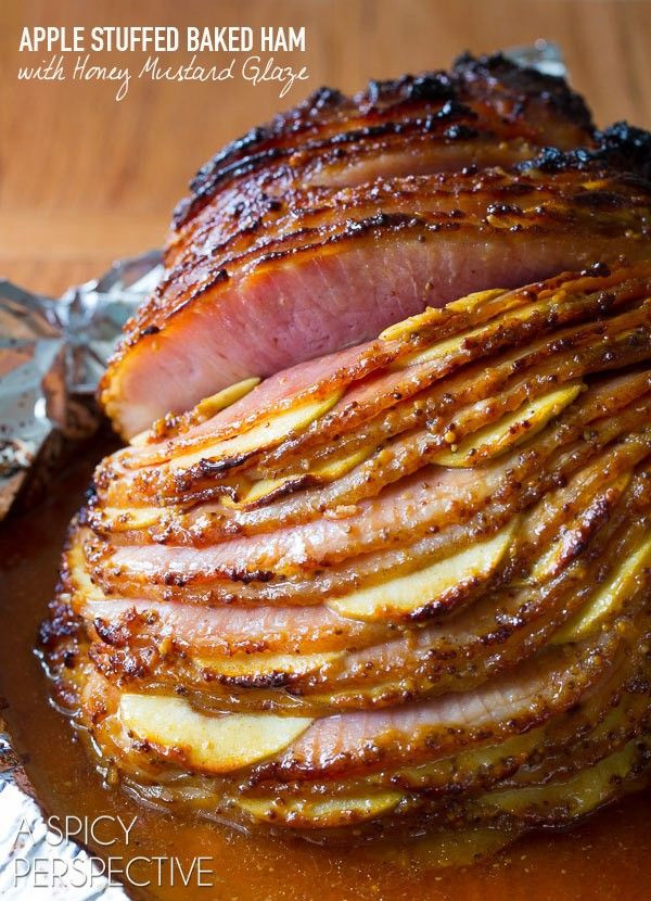 Honey Baked Ham Easter
 Baked Ham with Honey Mustard and Apples Recipe