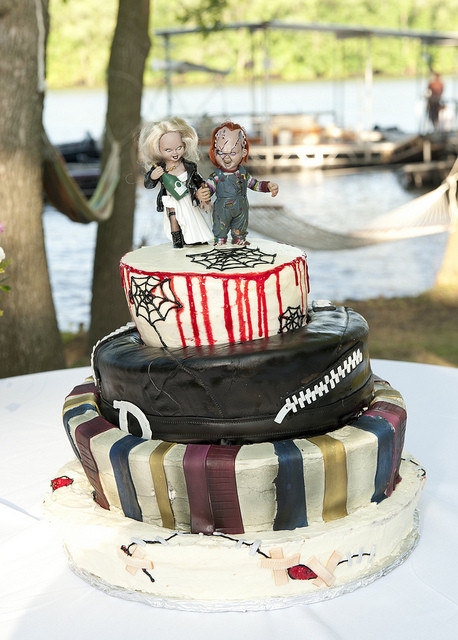 Horror Wedding Cakes
 horror movie themed wedding cakes