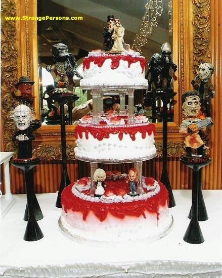 Horror Wedding Cakes
 17 Best images about Cake creations on Pinterest