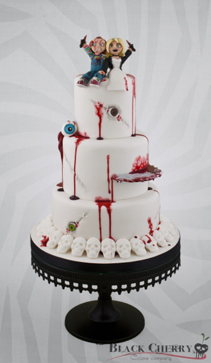 Horror Wedding Cakes
 Til Death Do Us Part Bride of Chucky Wedding Cake