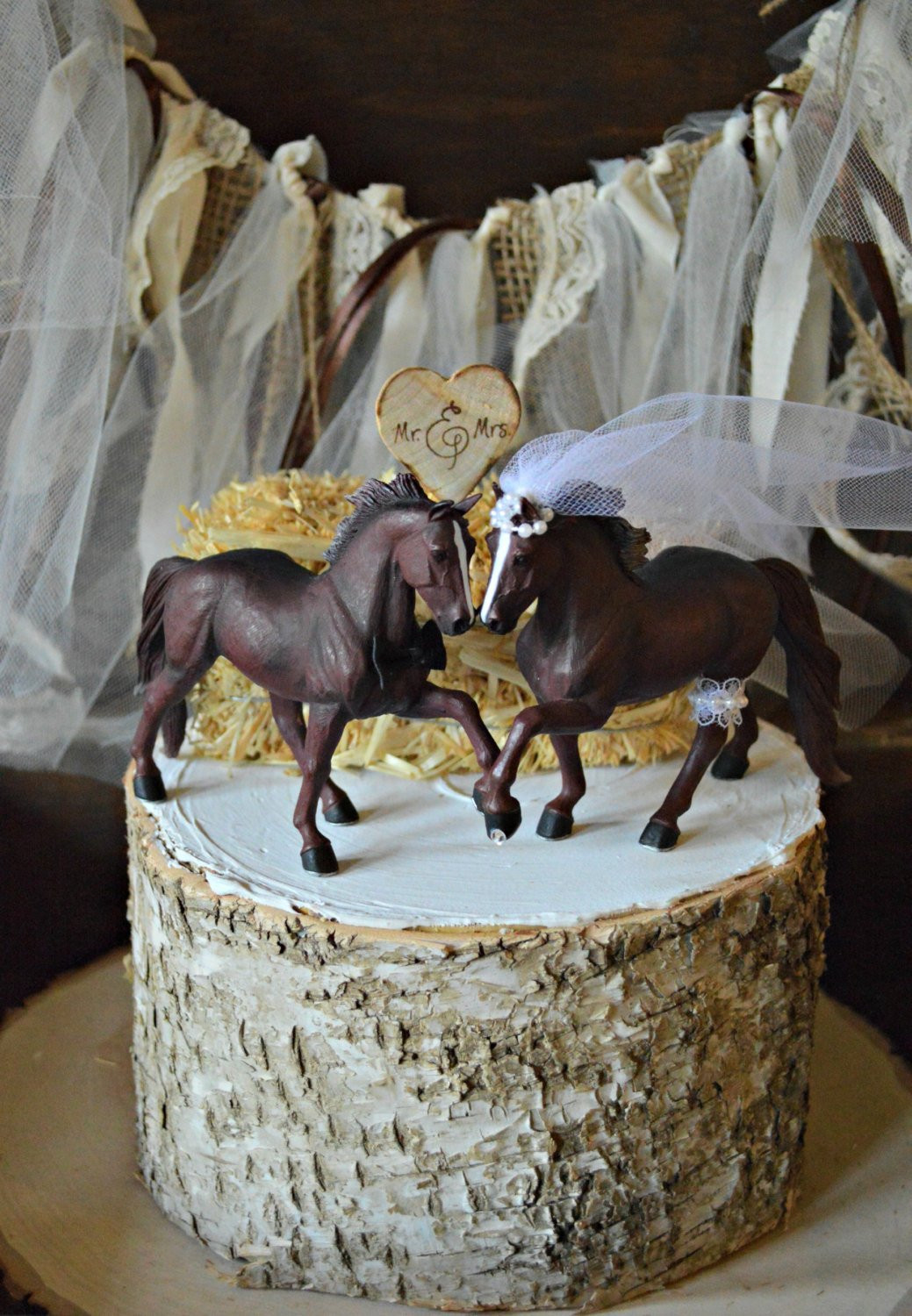 Horse Cake Toppers For Wedding Cakes
 Horse Wedding Cake Topper Western Cake Topper Country Western