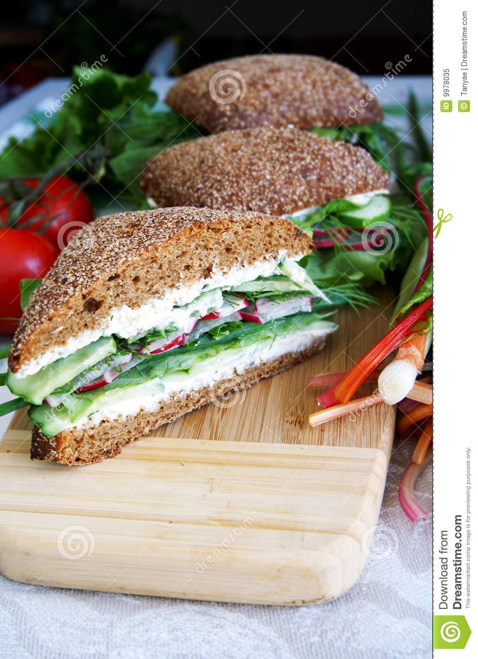How Healthy Is Rye Bread
 Healthy Rye Bread Sandwich Cut In Half Stock Image Image